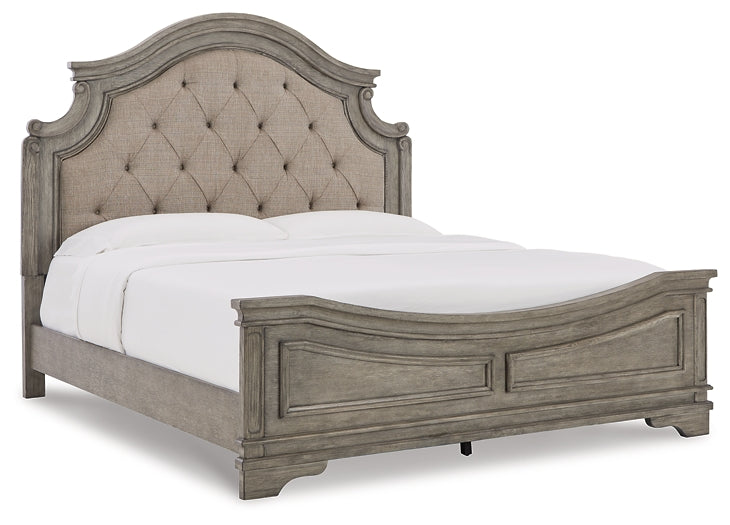 Lodenbay California King Panel Bed with Mirrored Dresser and 2 Nightstands Signature Design by Ashley®