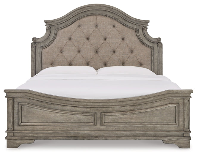 Lodenbay California King Panel Bed with Mirrored Dresser and 2 Nightstands Signature Design by Ashley®
