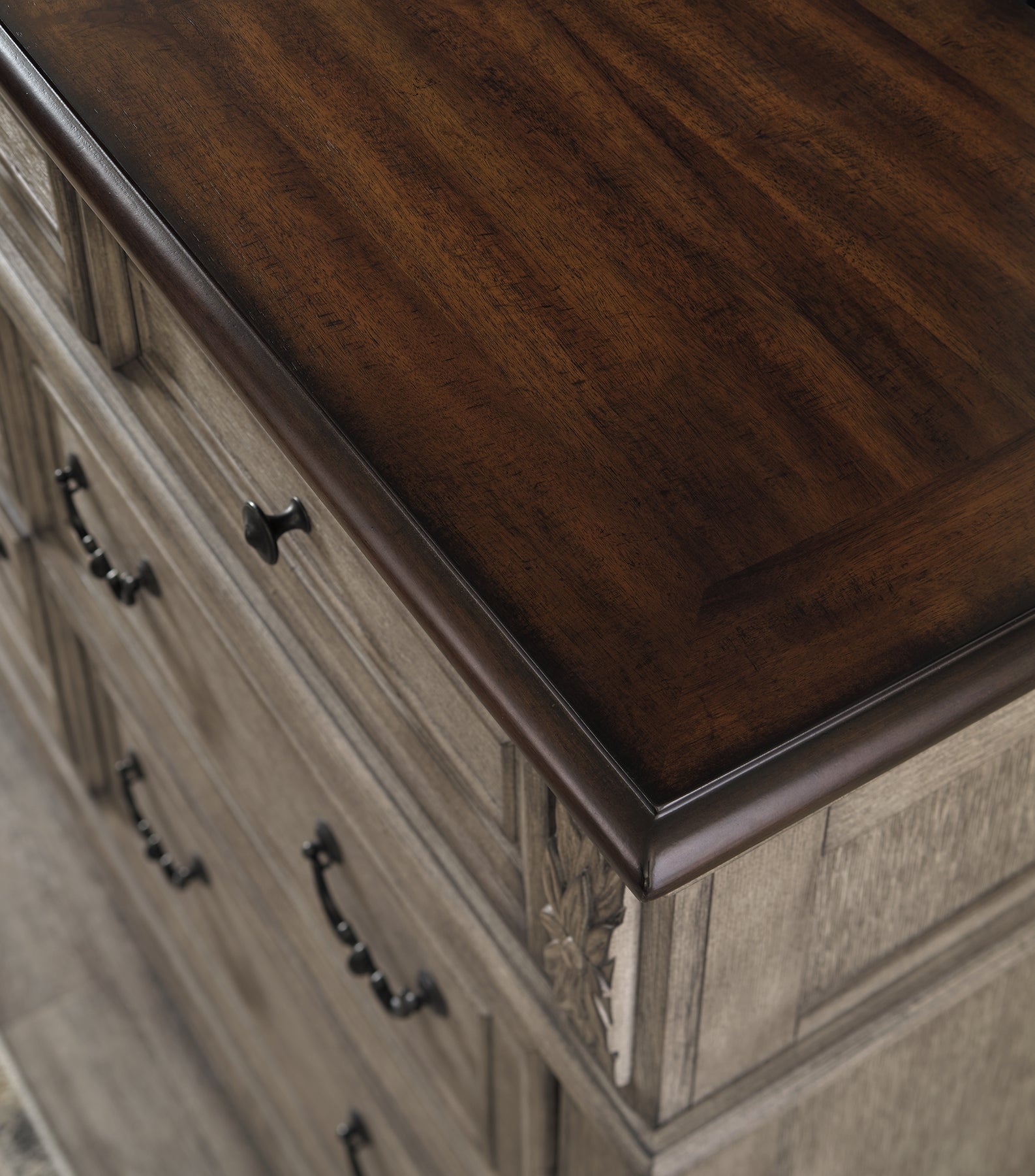 Lodenbay California King Panel Bed with Mirrored Dresser and 2 Nightstands Signature Design by Ashley®