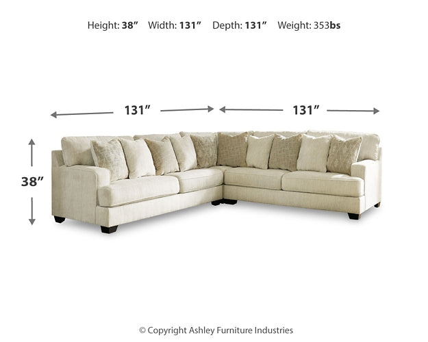 Rawcliffe 3-Piece Sectional Signature Design by Ashley®