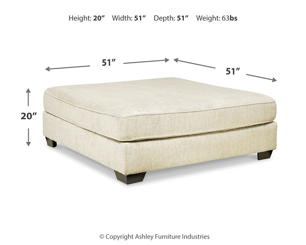 Rawcliffe Oversized Accent Ottoman Signature Design by Ashley®