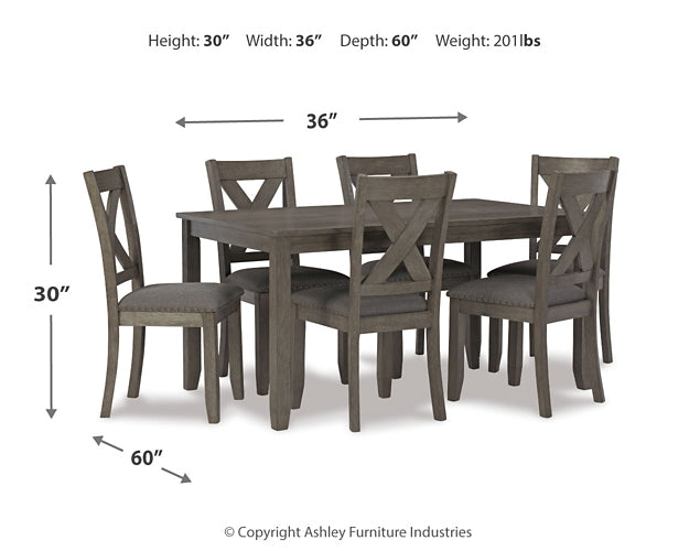Caitbrook RECT DRM Table Set (7/CN) Signature Design by Ashley®