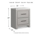 Cottonburg Two Drawer Night Stand Signature Design by Ashley®
