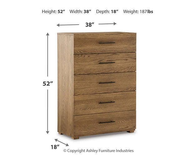Dakmore Five Drawer Chest Signature Design by Ashley®