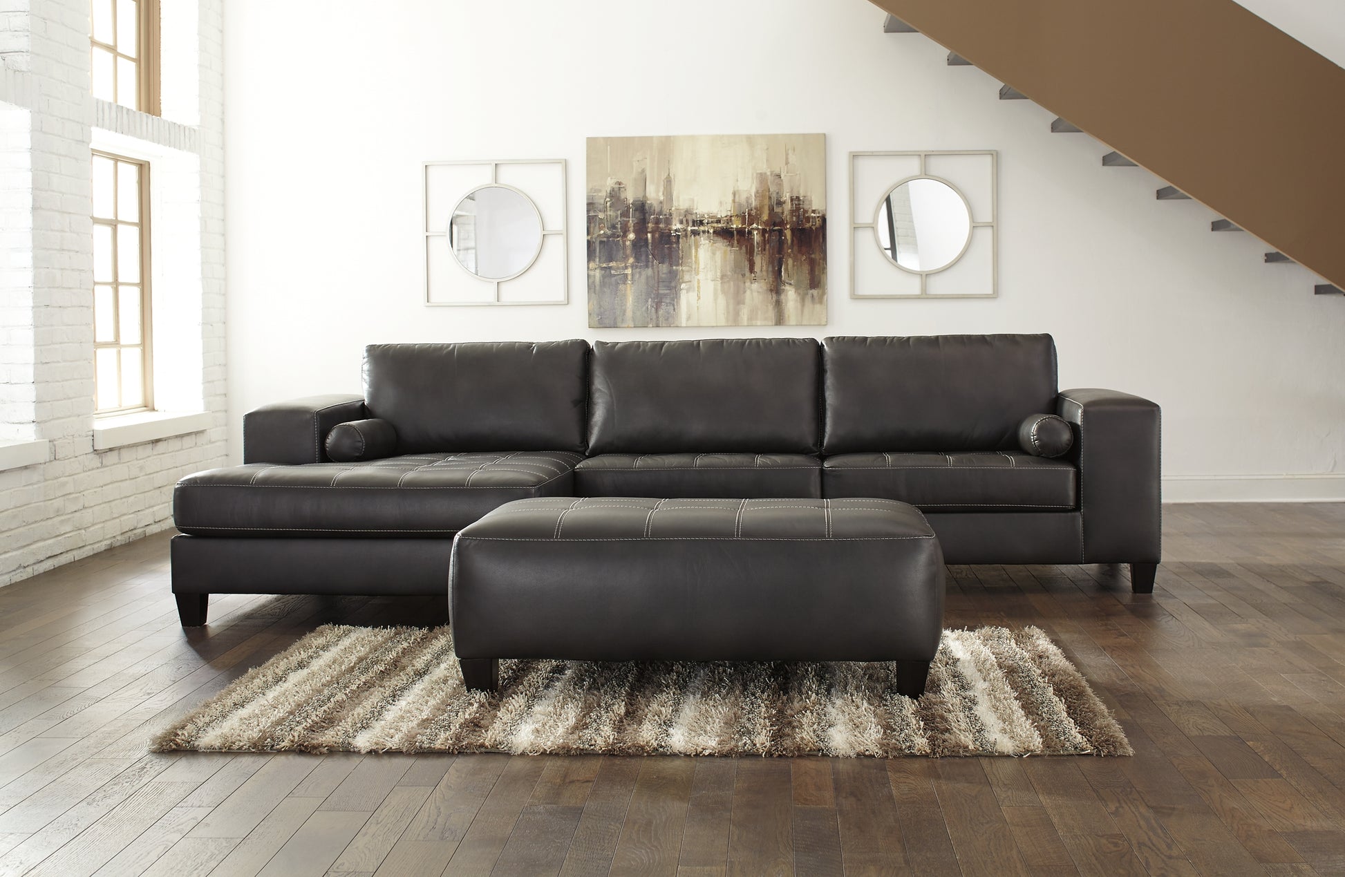 Nokomis 2-Piece Sectional with Ottoman Signature Design by Ashley®