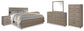 Culverbach King Panel Bed with Mirrored Dresser, Chest and 2 Nightstands Signature Design by Ashley®