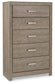 Culverbach King Panel Bed with Mirrored Dresser, Chest and 2 Nightstands Signature Design by Ashley®