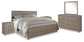 Culverbach King Panel Bed with Mirrored Dresser and 2 Nightstands Signature Design by Ashley®