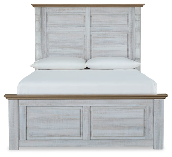 Haven Bay Queen Panel Bed with Mirrored Dresser, Chest and 2 Nightstands Signature Design by Ashley®