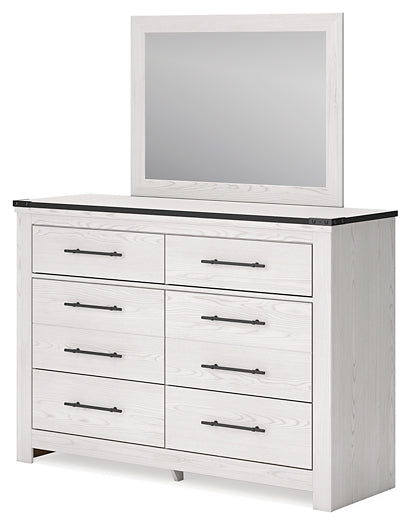Schoenberg Queen Panel Bed with Mirrored Dresser, Chest and 2 Nightstands Signature Design by Ashley®