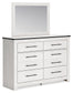 Schoenberg Queen Panel Bed with Mirrored Dresser and Chest Signature Design by Ashley®