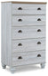 Haven Bay King Panel Storage Bed with Mirrored Dresser, Chest and 2 Nightstands Signature Design by Ashley®