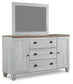 Haven Bay King Panel Bed with Mirrored Dresser and Chest Signature Design by Ashley®
