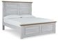 Haven Bay King Panel Bed with Mirrored Dresser and Chest Signature Design by Ashley®