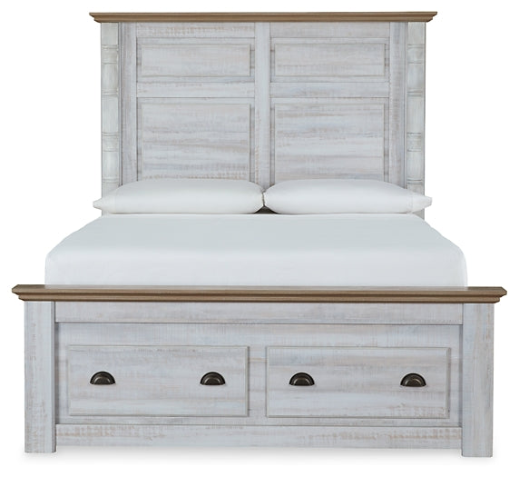 Haven Bay Queen Panel Storage Bed with Mirrored Dresser, Chest and 2 Nightstands Signature Design by Ashley®