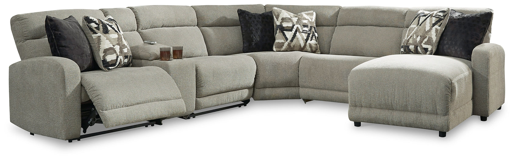 Colleyville 6-Piece Power Reclining Sectional with Chaise Signature Design by Ashley®
