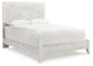 Paxberry Queen Panel Bed with Mirrored Dresser and 2 Nightstands Signature Design by Ashley®