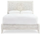Paxberry Queen Panel Bed with Mirrored Dresser and 2 Nightstands Signature Design by Ashley®