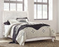 Paxberry Queen Panel Bed with Mirrored Dresser and 2 Nightstands Signature Design by Ashley®