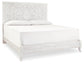 Paxberry King Panel Bed with Mirrored Dresser Signature Design by Ashley®