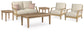 Clare View Outdoor Loveseat and 2 Lounge Chairs with Coffee Table and 2 End Tables Signature Design by Ashley®