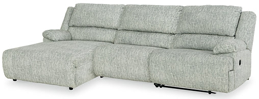 McClelland 3-Piece Reclining Sectional with Chaise Signature Design by Ashley®