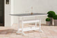 Transville RECT COUNTER TABLE W/UMB OPT Signature Design by Ashley®