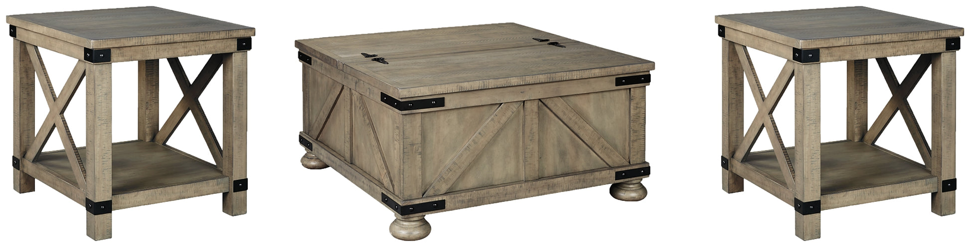 Aldwin Coffee Table with 2 End Tables Signature Design by Ashley®