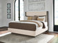 Anibecca Queen Upholstered Panel Bed with Mirrored Dresser Signature Design by Ashley®