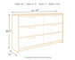 Baystorm Queen Panel Headboard with Dresser Signature Design by Ashley®