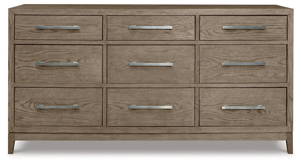 Chrestner California King Panel Bed with Dresser Signature Design by Ashley®