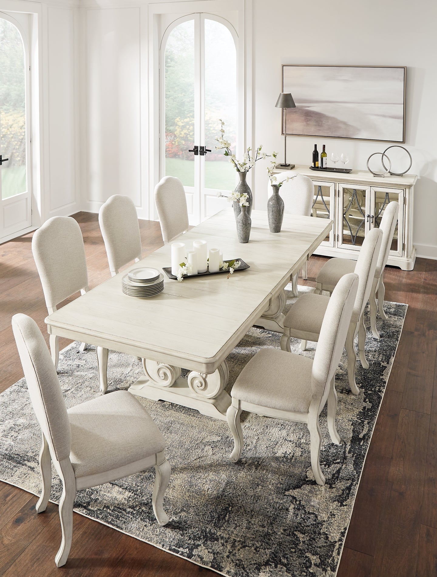 Arlendyne Dining Table and 8 Chairs Signature Design by Ashley®