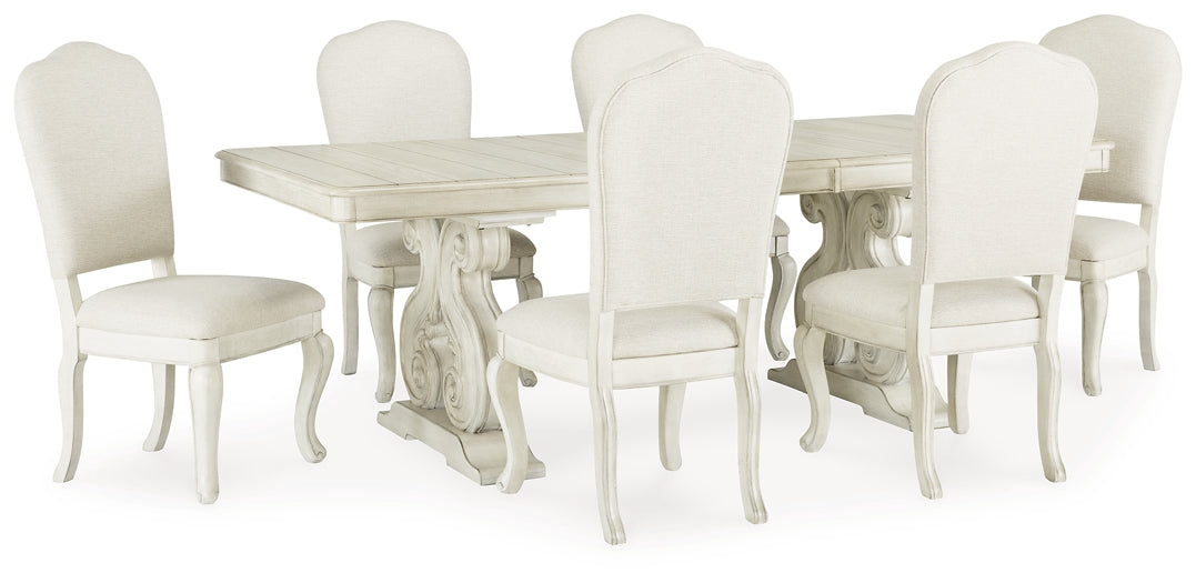 Arlendyne Dining Table and 6 Chairs Signature Design by Ashley®