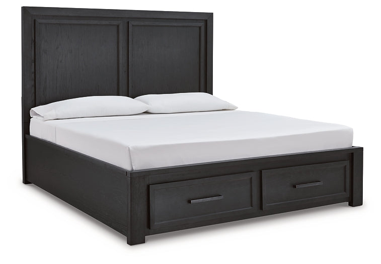 Foyland King Panel Storage Bed with Dresser Signature Design by Ashley®