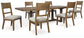 Cabalynn Dining Table and 6 Chairs Signature Design by Ashley®