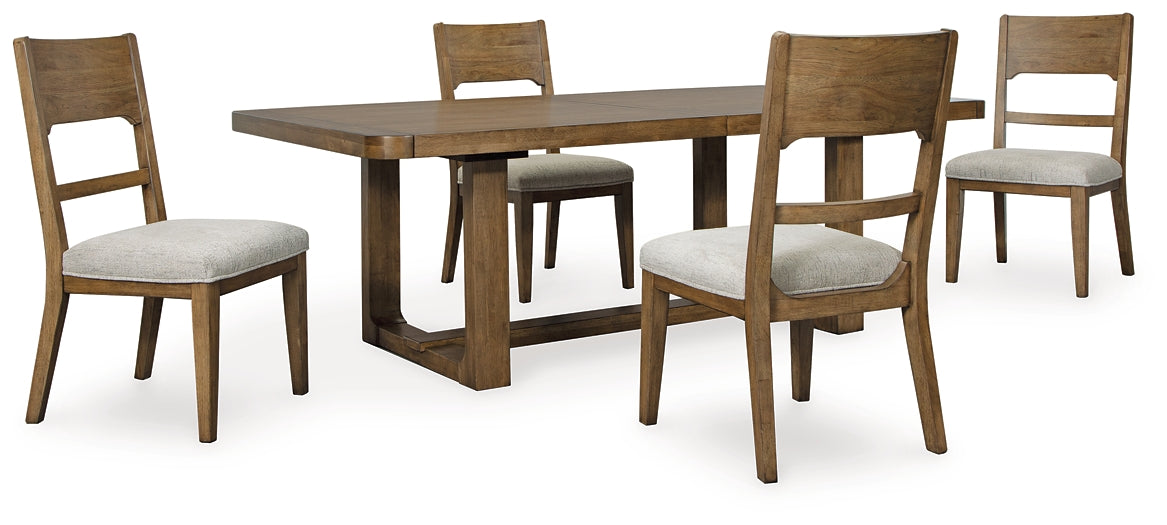 Cabalynn Dining Table and 4 Chairs Signature Design by Ashley®