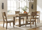 Cabalynn Dining Table and 4 Chairs Signature Design by Ashley®