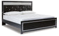 Kaydell King Upholstered Panel Platform Bed with Mirrored Dresser and Chest Signature Design by Ashley®