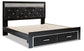 Kaydell King Upholstered Panel Storage Platform Bed with Dresser Signature Design by Ashley®