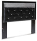 Kaydell Queen Upholstered Panel Headboard with Mirrored Dresser and 2 Nightstands Signature Design by Ashley®