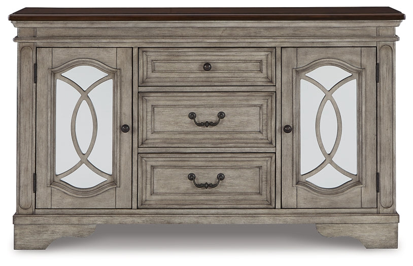 Lodenbay Dining Table and 4 Chairs with Storage Signature Design by Ashley®