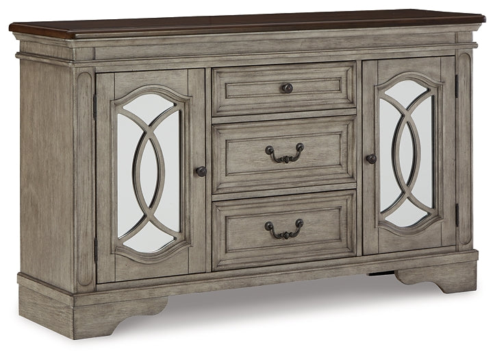 Lodenbay Dining Table and 4 Chairs with Storage Signature Design by Ashley®
