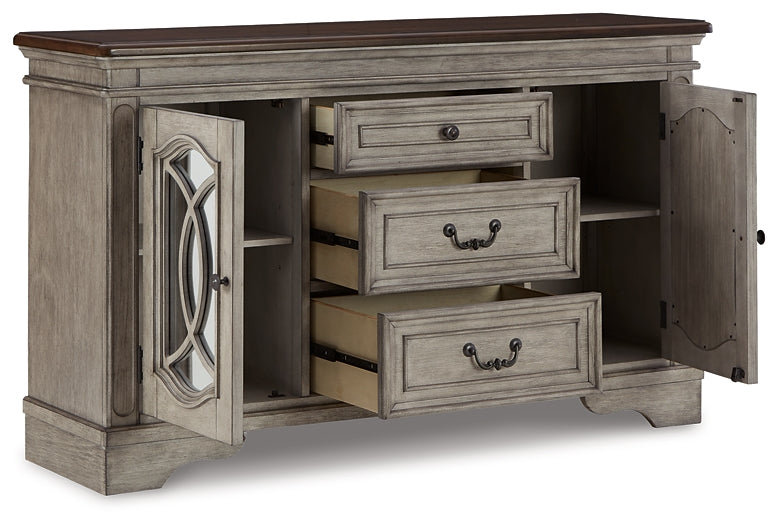 Lodenbay Dining Table and 4 Chairs with Storage Signature Design by Ashley®