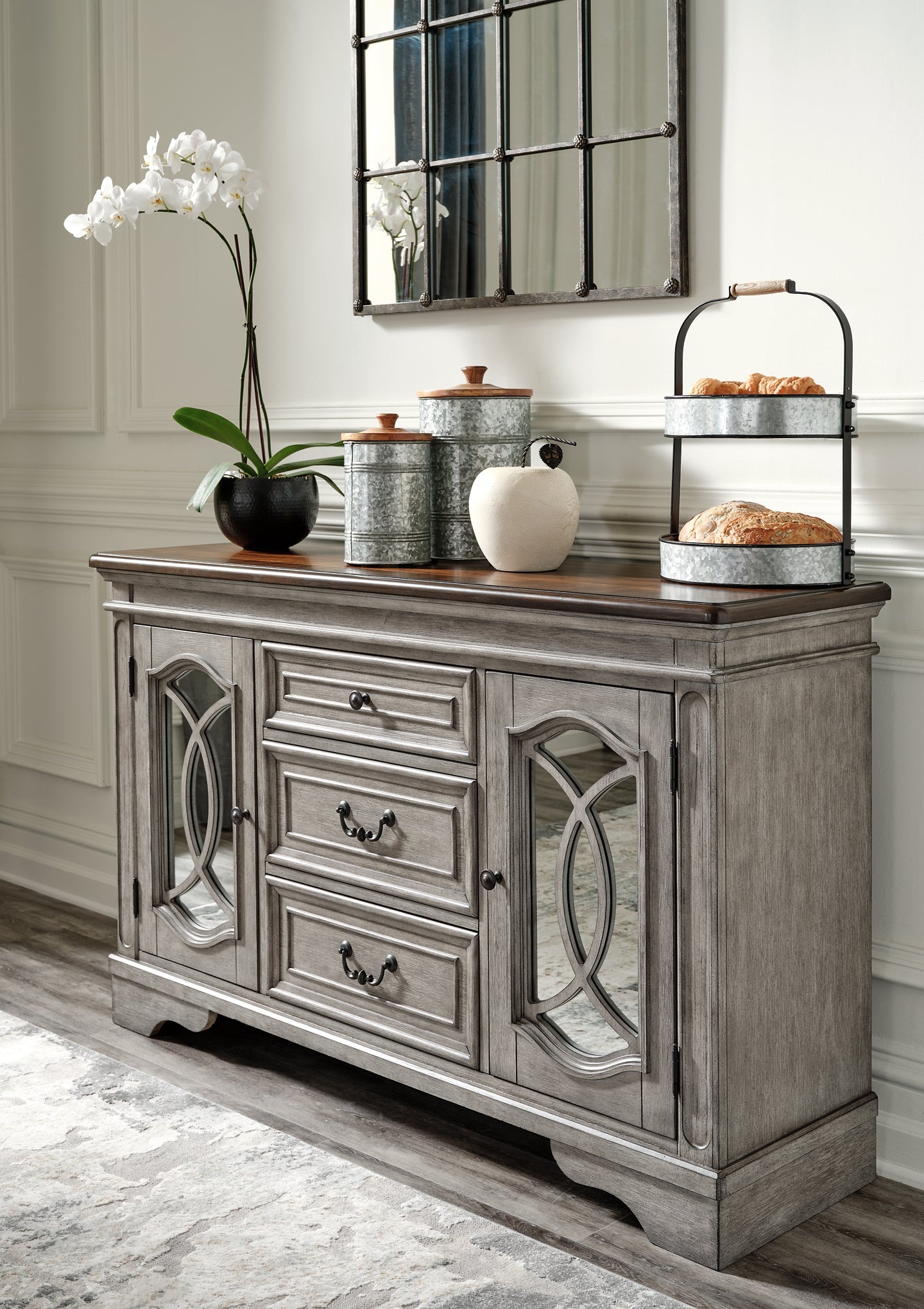 Lodenbay Dining Table and 4 Chairs with Storage Signature Design by Ashley®