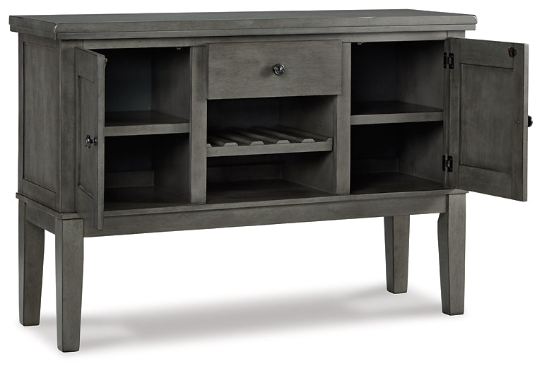 Hallanden Dining Table and 4 Chairs and Bench with Storage Signature Design by Ashley®