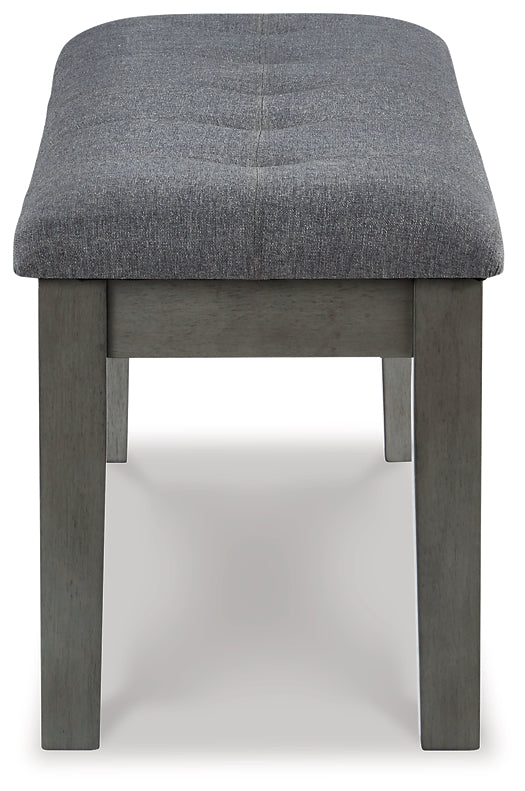 Hallanden Dining Table and 4 Chairs and Bench with Storage Signature Design by Ashley®