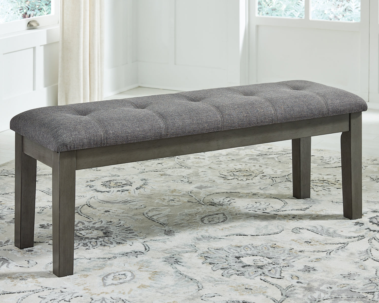 Hallanden Dining Table and 4 Chairs and Bench with Storage Signature Design by Ashley®