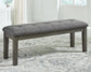 Hallanden Dining Table and 4 Chairs and Bench with Storage Signature Design by Ashley®