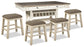 Bolanburg Counter Height Dining Table and 4 Barstools Signature Design by Ashley®