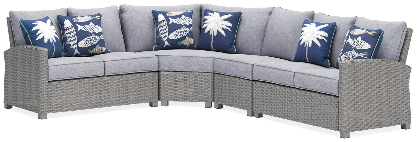 Naples Beach 4-Piece Outdoor Sectional Signature Design by Ashley®